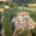 Location Toscane, maison Casare, vue aérienne
